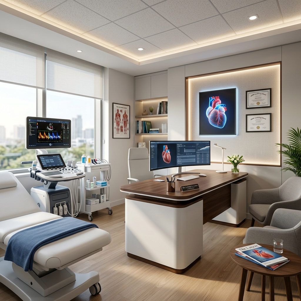 Modern Cardiac Consultation Room